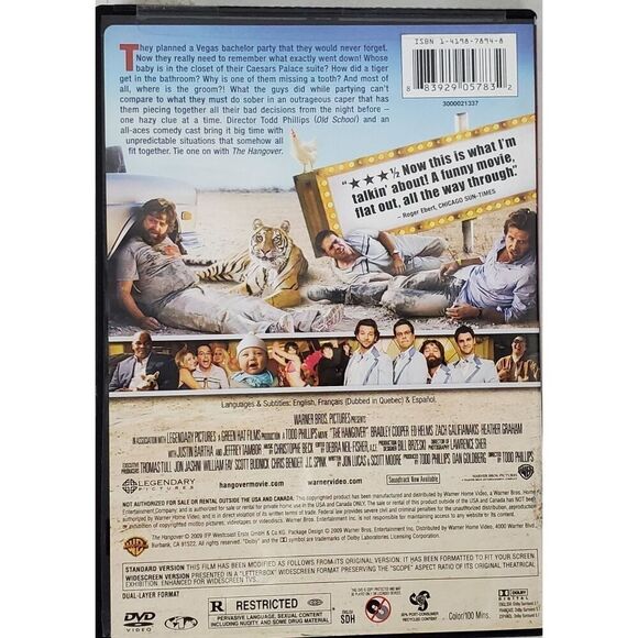 The Hangover (2009 Film) [DVD] - Picture 3 of 3